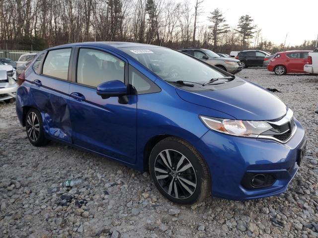 3HGGK5H87KM739058 - 2019 HONDA FIT EX BLUE photo 4