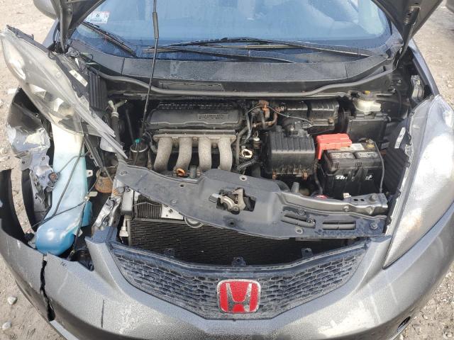 JHMGE8H38CS001479 - 2012 HONDA FIT GRAY photo 11