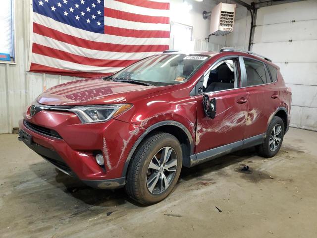 2T3RFREV6JW808185 - 2018 TOYOTA RAV4 ADVENTURE MAROON photo 1