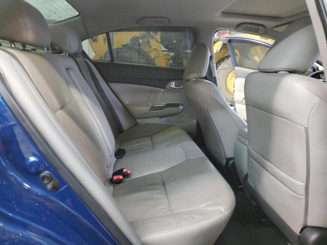 19XFB2F94EE266481 - 2014 HONDA CIVIC EXL ლურჯი ფოტო 10