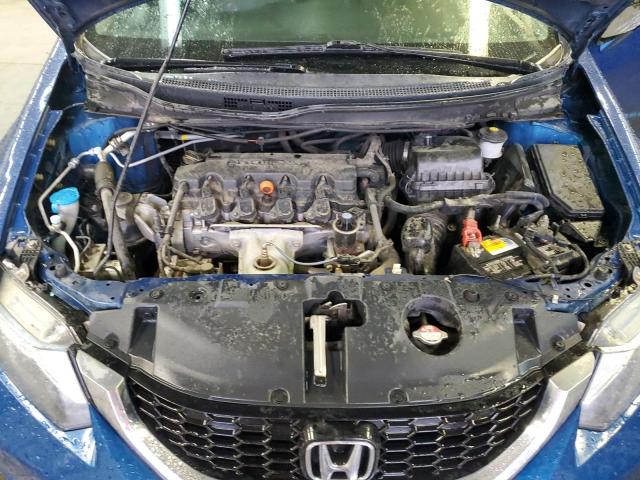 19XFB2F94EE266481 - 2014 HONDA CIVIC EXL ლურჯი ფოტო 11