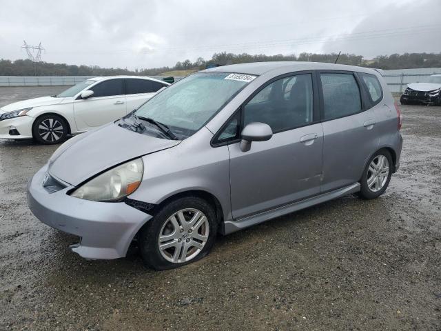 JHMGD37647S026175 - 2007 HONDA FIT S GRAY photo 1