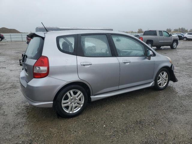 JHMGD37647S026175 - 2007 HONDA FIT S GRAY photo 3