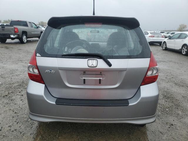 JHMGD37647S026175 - 2007 HONDA FIT S GRAY photo 6