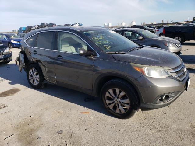 2HKRM3H75EH537858 - 2014 HONDA CR-V EXL GRAY photo 4