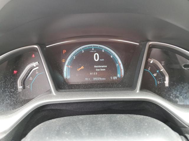 2HGFC2F77JH532670 - 2018 HONDA CIVIC EX Մոխրագույն լուսանկար 9