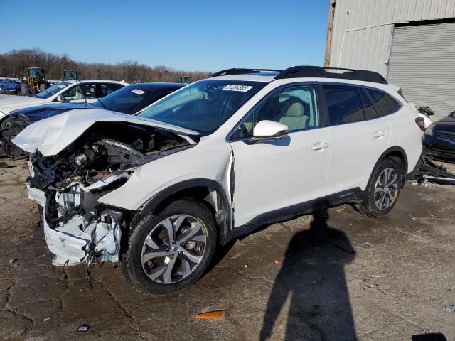 4S4BTANC5M3156754 - 2021 SUBARU OUTBACK LIMITED WHITE photo 1