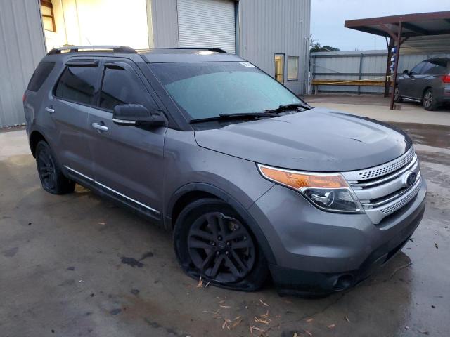 1FM5K7D81EGA16307 - 2014 FORD EXPLORER XLT GRAY photo 4