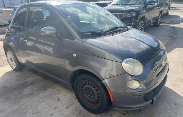 3C3CFFAR8CT127537 - 2012 FIAT 500 POP GRAY photo 1