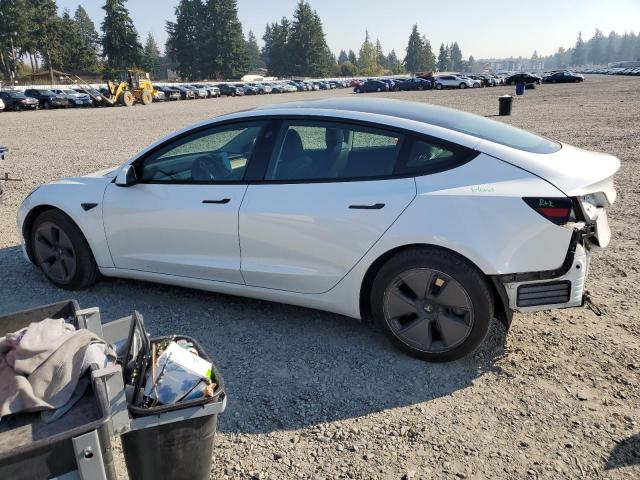 5YJ3E1EAXMF016350 - 2021 TESLA MODEL 3 白色 照片 2