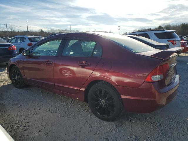 2HGFA1F57AH530805 - 2010 HONDA CIVIC LX MAROON photo 2