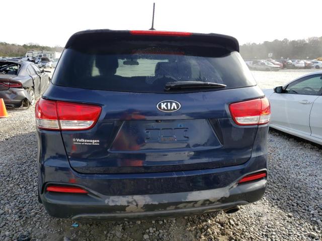 5XYPG4A54HG269796 - 2017 KIA SORENTO LX BLUE photo 6