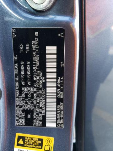 5TDJKRFH8FS222467 - 2015 TOYOTA HIGHLANDER XLE Mavi foto 13