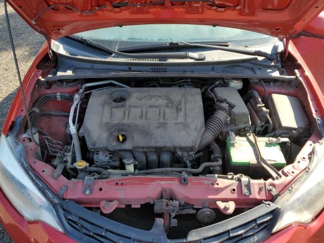 2T1BURHE0GC661710 - 2016 TOYOTA COROLLA L RED photo 11