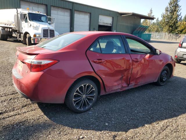 2T1BURHE0GC661710 - 2016 TOYOTA COROLLA L RED photo 3