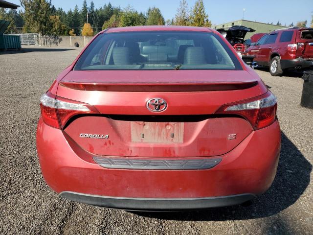 2T1BURHE0GC661710 - 2016 TOYOTA COROLLA L RED photo 6