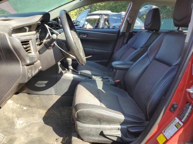 2T1BURHE0GC661710 - 2016 TOYOTA COROLLA L RED photo 7