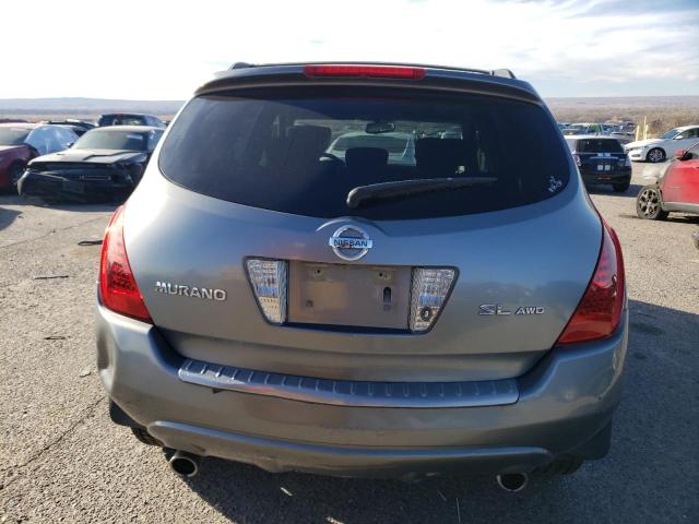 JN8AZ08W06W516114 - 2006 NISSAN MURANO SL CHARCOAL photo 6