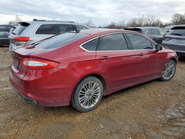 3FA6P0H97ER315710 - 2014 FORD FUSION SE RED photo 3