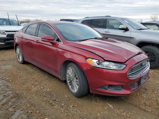 3FA6P0H97ER315710 - 2014 FORD FUSION SE RED photo 4