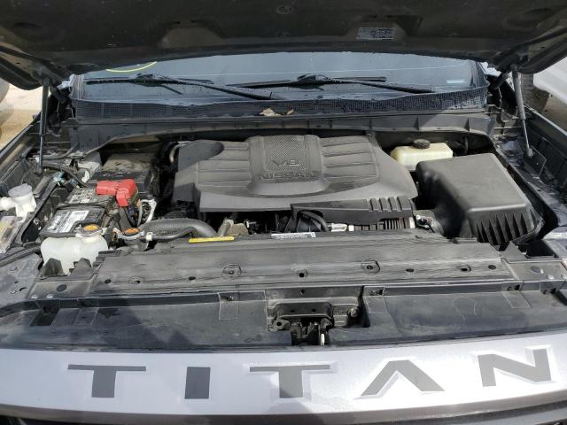 1N6AA1EEXMN516996 - 2021 NISSAN TITAN S GRAY photo 11