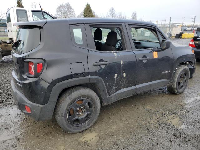 ZACCJBAH2JPH66608 - 2018 JEEP RENEGADE SPORT BLACK photo 3