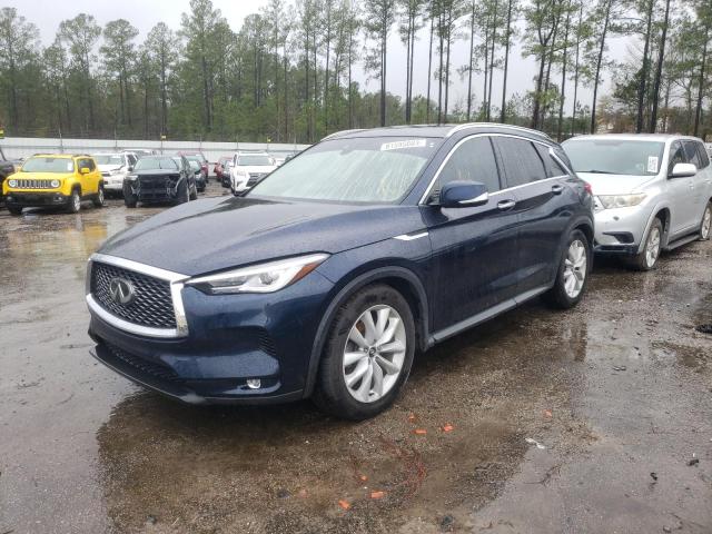 3PCAJ5M35KF107262 - 2019 INFINITI QX50 ESSENTIAL BLUE photo 1