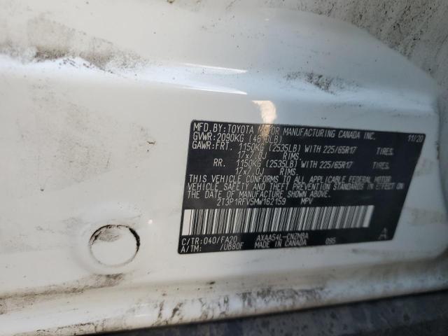 2T3P1RFV5MW162159 - 2021 TOYOTA RAV4 XLE 白色 照片 13