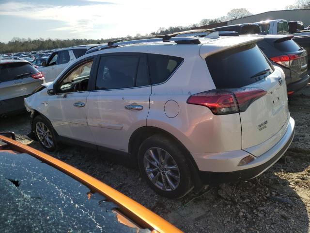 JTMDJREV9GD019169 - 2016 TOYOTA RAV4 HV LIMITED WHITE photo 2