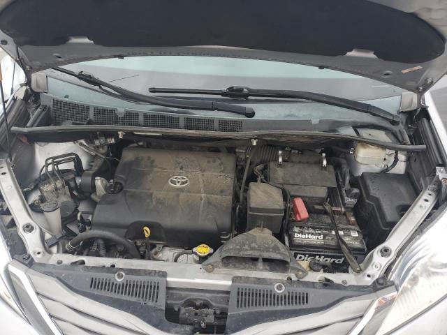 5TDYK3DC7ES474017 - 2014 TOYOTA SIENNA XLE SILVER photo 12