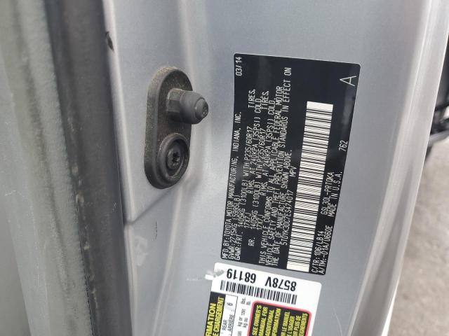 5TDYK3DC7ES474017 - 2014 TOYOTA SIENNA XLE SILVER photo 13