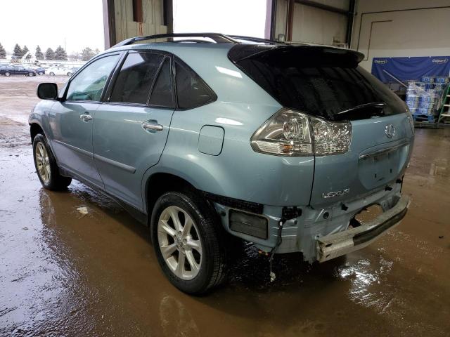 2T2HK31UX8C058176 - 2008 LEXUS RX 350 BLUE photo 2