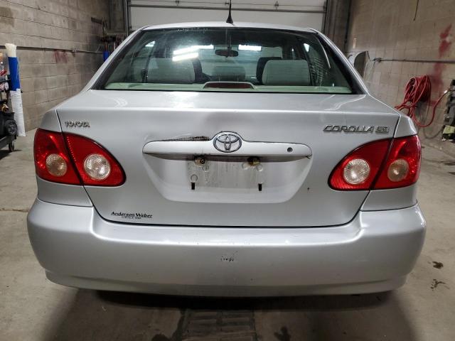 JTDBR32E960066726 - 2006 TOYOTA COROLLA CE SILVER photo 6