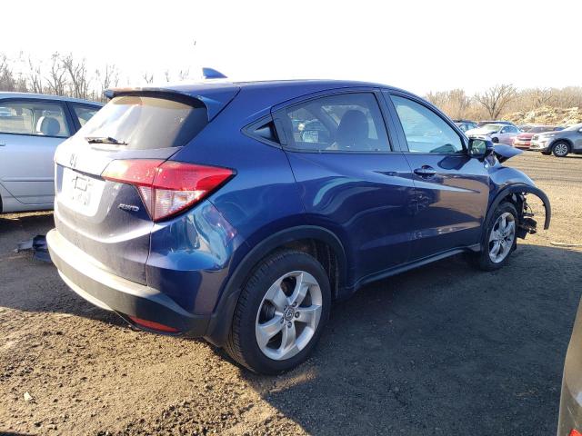 3CZRU6H59GM742476 - 2016 HONDA HR-V EX BLUE photo 3