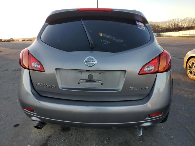 JN8AZ18W69W159628 - 2009 NISSAN MURANO S GRAY photo 6