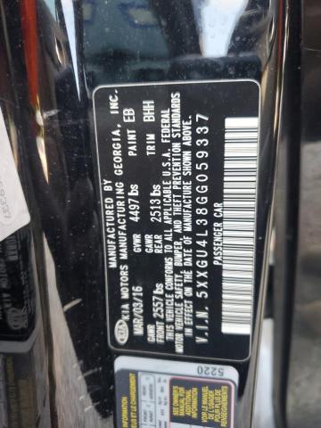 5XXGU4L38GG059337 - 2016 KIA OPTIMA EX 黑色 照片 13