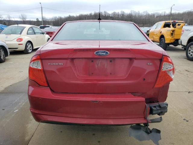 3FAHP0HAXCR361970 - 2012 FORD FUSION SE RED photo 6