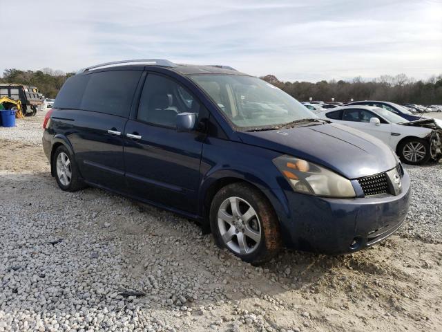 5N1BV28U37N138332 - 2007 NISSAN QUEST S BLUE photo 4