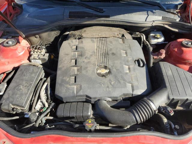 2G1FB1E3XD9142969 - 2013 CHEVROLET CAMARO LT წითელი ფოტო 11