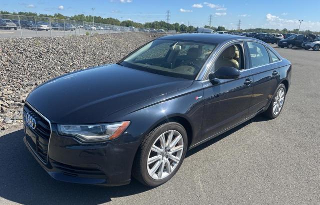 WAUFGAFC4EN072436 - 2014 AUDI A6 PREMIUM PLUS BLUE photo 2