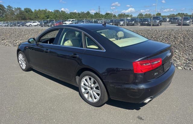 WAUFGAFC4EN072436 - 2014 AUDI A6 PREMIUM PLUS BLUE photo 3