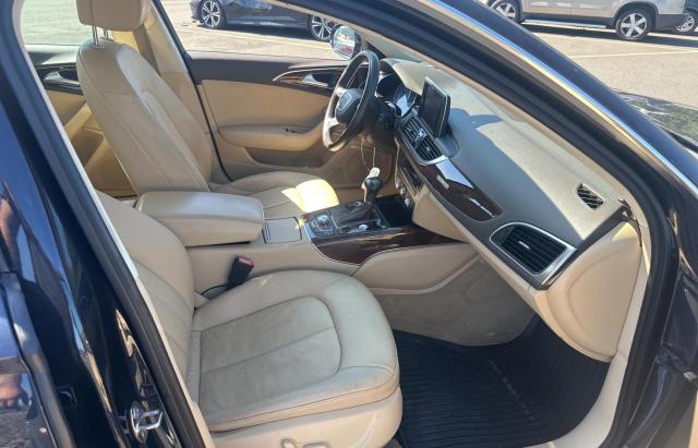 WAUFGAFC4EN072436 - 2014 AUDI A6 PREMIUM PLUS BLUE photo 5