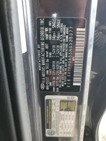 5XYPHDA55HG325077 - 2017 KIA SORENTO EX 灰色 照片 13