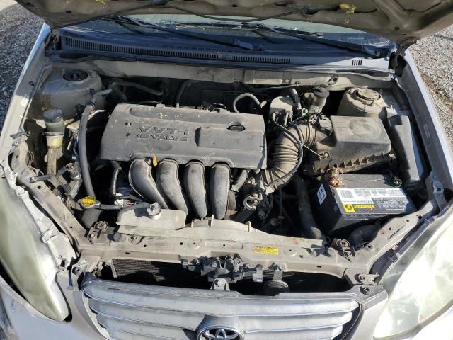 2T1BR32E44C291333 - 2004 TOYOTA COROLLA CE BEIGE photo 11