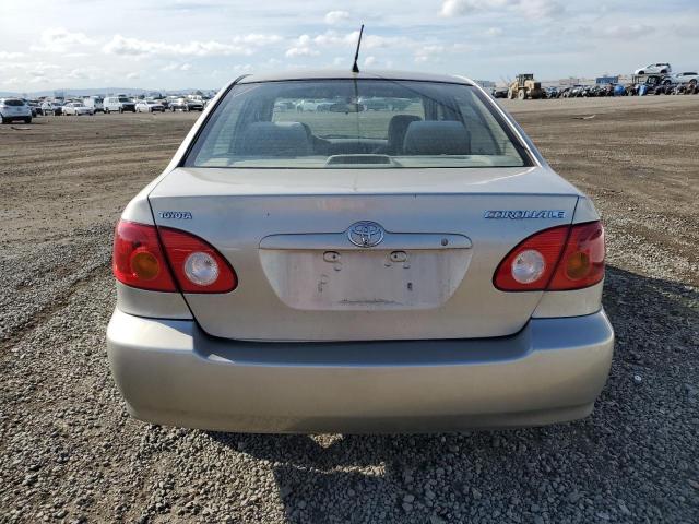 2T1BR32E44C291333 - 2004 TOYOTA COROLLA CE BEIGE photo 6