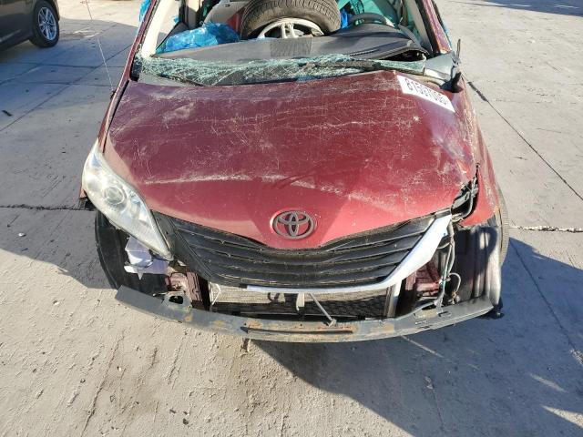 5TDKK3DC1BS129986 - 2011 TOYOTA SIENNA LE BURGUNDY photo 12