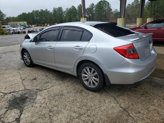 19XFB2F81CE103260 - 2012 HONDA CIVIC EX SILVER photo 2