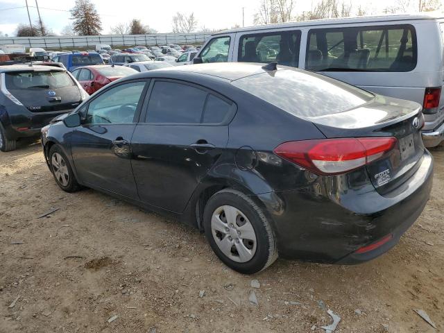 3KPFK4A77HE048590 - 2017 KIA FORTE LX BLACK photo 2