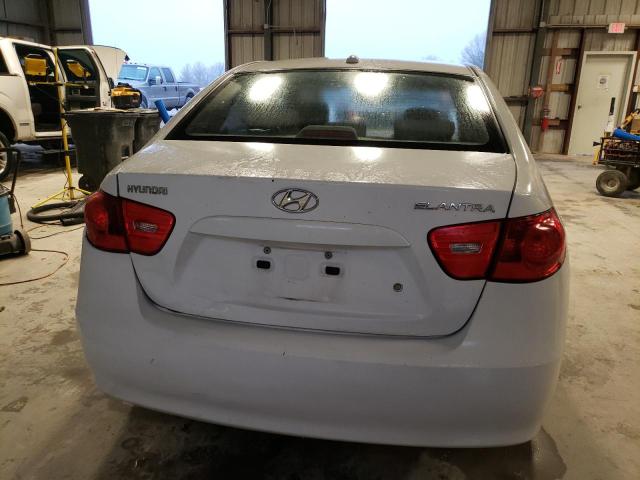 KMHDU46DX8U277214 - 2008 HYUNDAI ELANTRA GLS WHITE photo 6