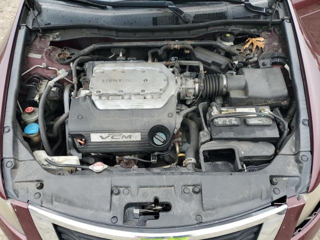 1HGCP36889A019413 - 2009 HONDA ACCORD EXL BURGUNDY photo 11